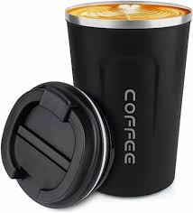 380/510ml Stainless Steel Coffee Cup Travel Thermal Mug Leak - Proof Thermos Bottle Tea Coffee Mug Office Business Style Thermos - Chic Cart