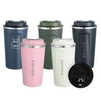 380/510ml Stainless Steel Coffee Cup Travel Thermal Mug Leak - Proof Thermos Bottle Tea Coffee Mug Office Business Style Thermos - Chic Cart