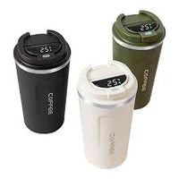 380/510ml Stainless Steel Coffee Cup Travel Thermal Mug Leak - Proof Thermos Bottle Tea Coffee Mug Office Business Style Thermos - Chic Cart