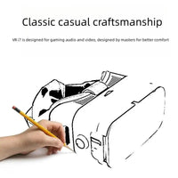3D VR Glasses Headset Head - Mounted Adjustable VR For 4.7 - 6.1 Inches Android Smart Phones Virtual Reality Movie Game Helmet - Chic Cart