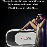 3D VR Glasses Headset Head - Mounted Adjustable VR For 4.7 - 6.1 Inches Android Smart Phones Virtual Reality Movie Game Helmet - Chic Cart