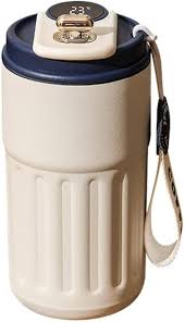 450ml Thermos Bottle Smart Display Temperature 316 Stainless Steel Vacuum Cup Office Coffee Cup Business Portable Thermal Mug - Chic Cart