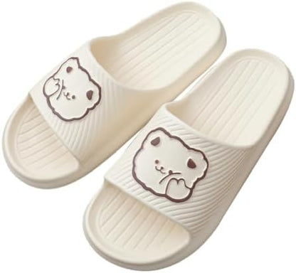 Summer Unisex Couple Cartoon Slippers Men Women Non-Slip Slides Parent-Children Outdoor Indoor Shoes Thick Bottom Sandals - Chic Cart 