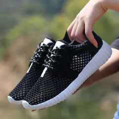 2020 New Mesh Women Flat Shoes Lightweight Women Sneakers Breathable Ladies Casual Shoes Chaussure Femme Calzado Mujer Plus Size - Chic Cart