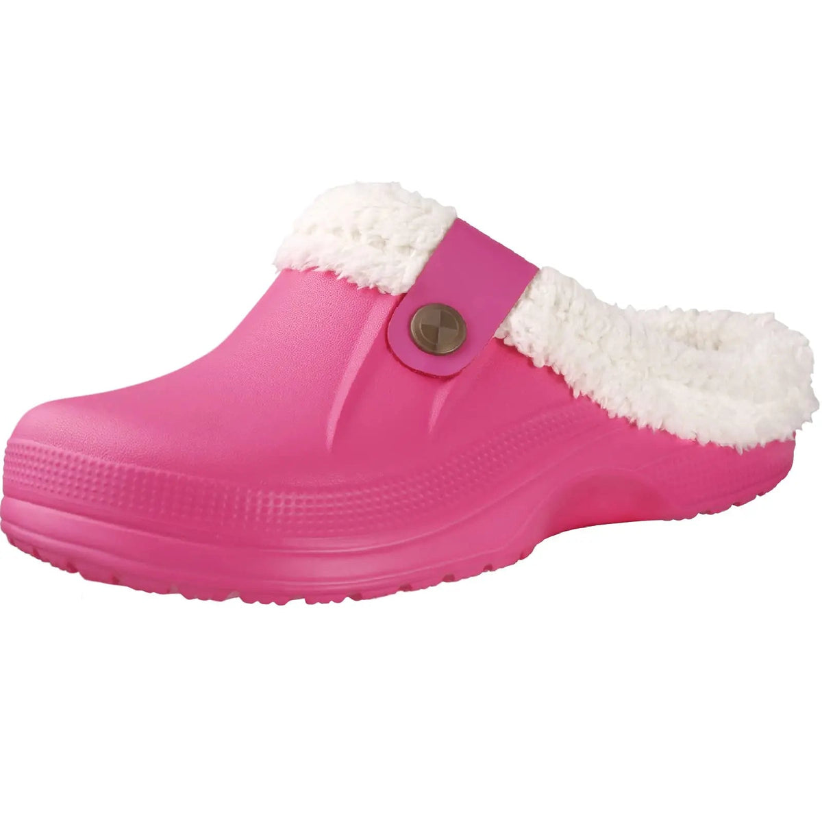 Litfun New Design Plush Garden Shoes Women Fur Clogs Slippers Non - Slips Cozy Fuzzy Home Slides Men Soft Furry Waterproof Slipper - Chic Cart