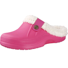 Litfun New Design Plush Garden Shoes Women Fur Clogs Slippers Non - Slips Cozy Fuzzy Home Slides Men Soft Furry Waterproof Slipper - Chic Cart