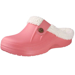 Litfun New Design Plush Garden Shoes Women Fur Clogs Slippers Non - Slips Cozy Fuzzy Home Slides Men Soft Furry Waterproof Slipper - Chic Cart