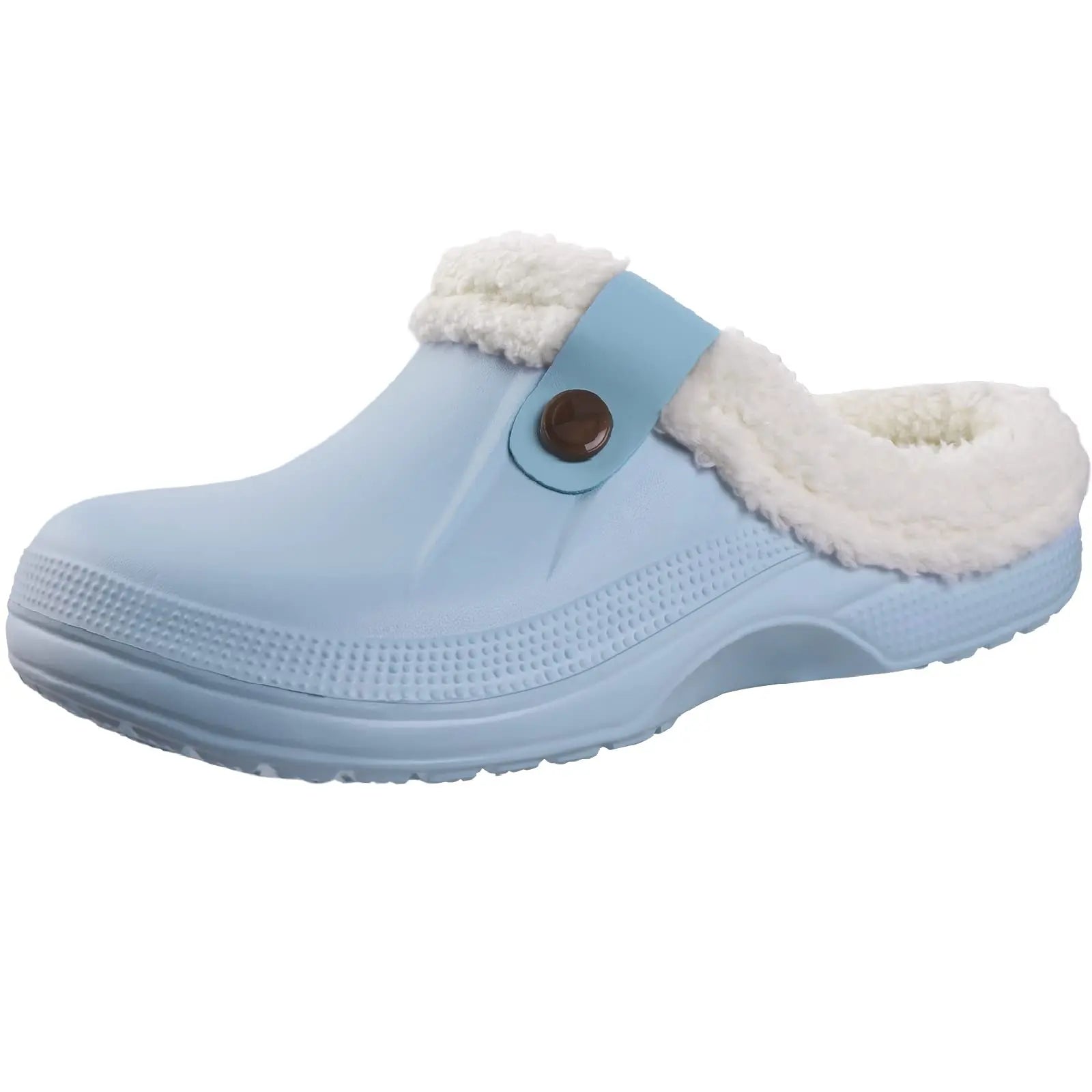 Litfun New Design Plush Garden Shoes Women Fur Clogs Slippers Non - Slips Cozy Fuzzy Home Slides Men Soft Furry Waterproof Slipper - Chic Cart