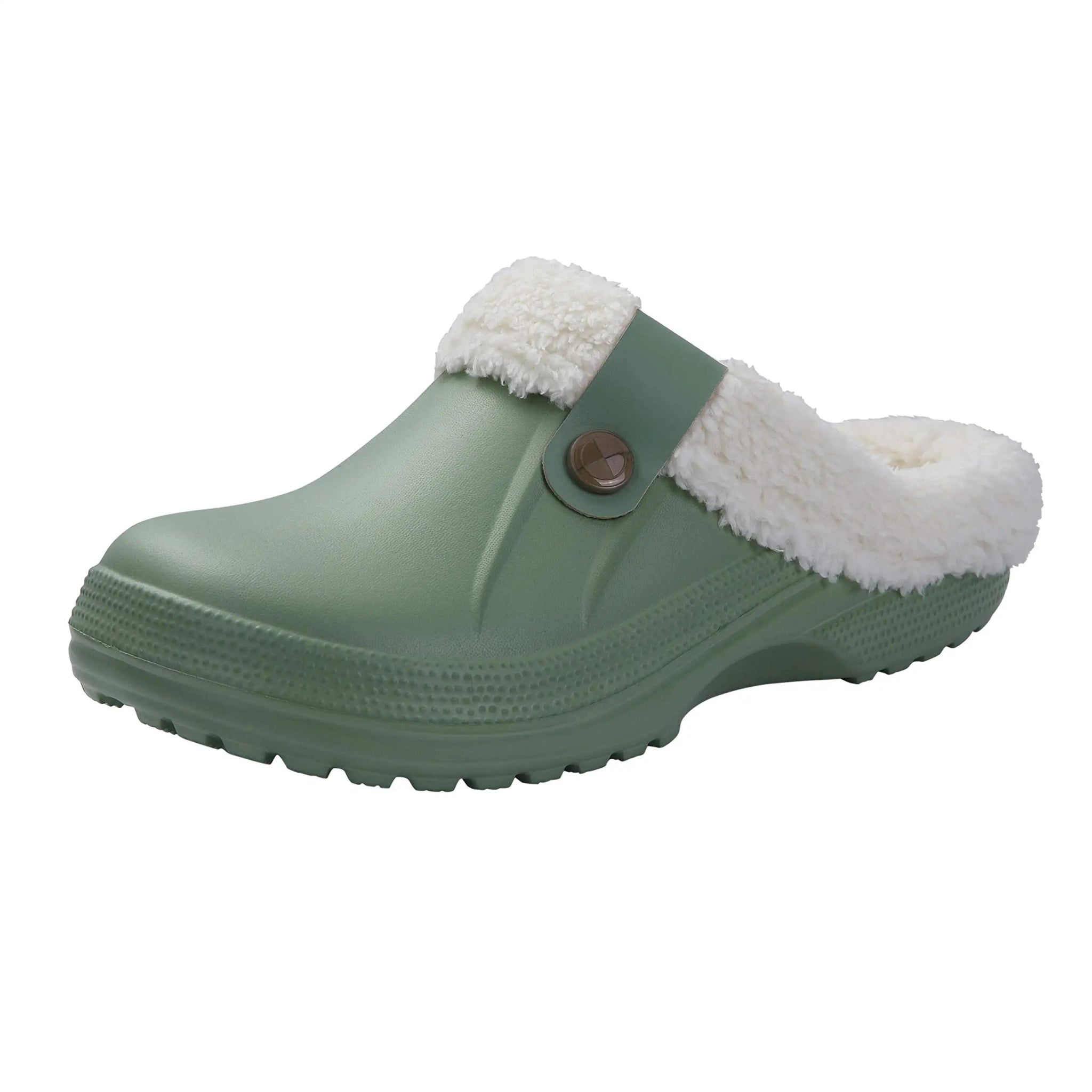 Litfun New Design Plush Garden Shoes Women Fur Clogs Slippers Non - Slips Cozy Fuzzy Home Slides Men Soft Furry Waterproof Slipper - Chic Cart
