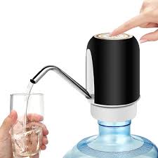 Kinscoter Rechargeable Portable Water Pump Mini Automatic Water Dispenser with Switch USB Charging for Universal 5 Gallon Bottle