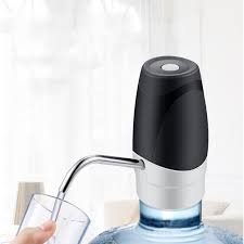 Kinscoter Rechargeable Portable Water Pump Mini Automatic Water Dispenser with Switch USB Charging for Universal 5 Gallon Bottle