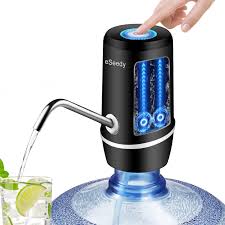 Kinscoter Rechargeable Portable Water Pump Mini Automatic Water Dispenser with Switch USB Charging for Universal 5 Gallon Bottle