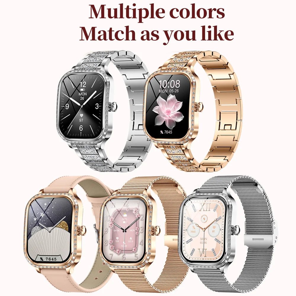 New For HUAWEI FIT3 Smart Watch Women 1.75" HD Display Heart Rate Sport Fitness IP68 Waterproof BT Call Smartwatch For Lady Gift - Chic Cart AMI Cart