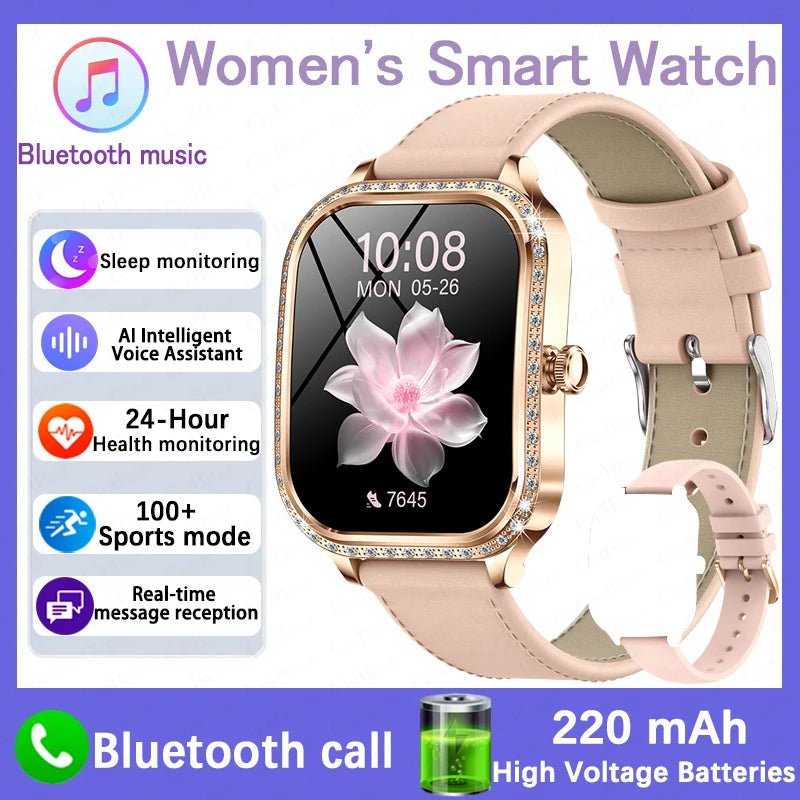 New For HUAWEI FIT3 Smart Watch Women 1.75" HD Display Heart Rate Sport Fitness IP68 Waterproof BT Call Smartwatch For Lady Gift - Chic Cart AMI Cart