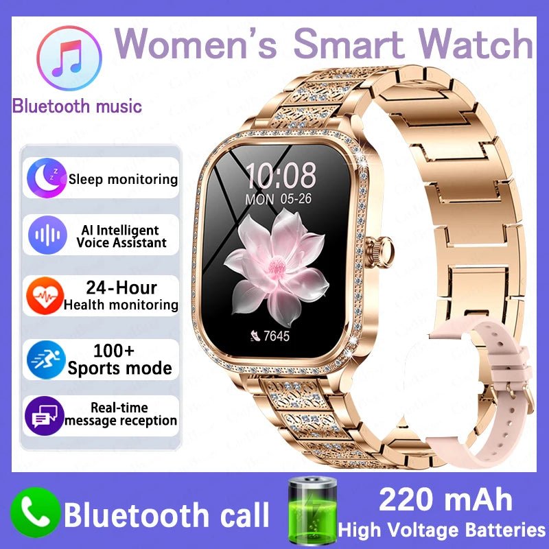 New For HUAWEI FIT3 Smart Watch Women 1.75" HD Display Heart Rate Sport Fitness IP68 Waterproof BT Call Smartwatch For Lady Gift - Chic Cart AMI Cart