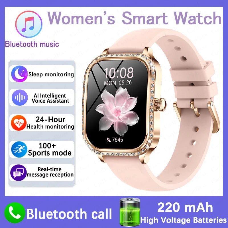 New For HUAWEI FIT3 Smart Watch Women 1.75" HD Display Heart Rate Sport Fitness IP68 Waterproof BT Call Smartwatch For Lady Gift - Chic Cart AMI Cart