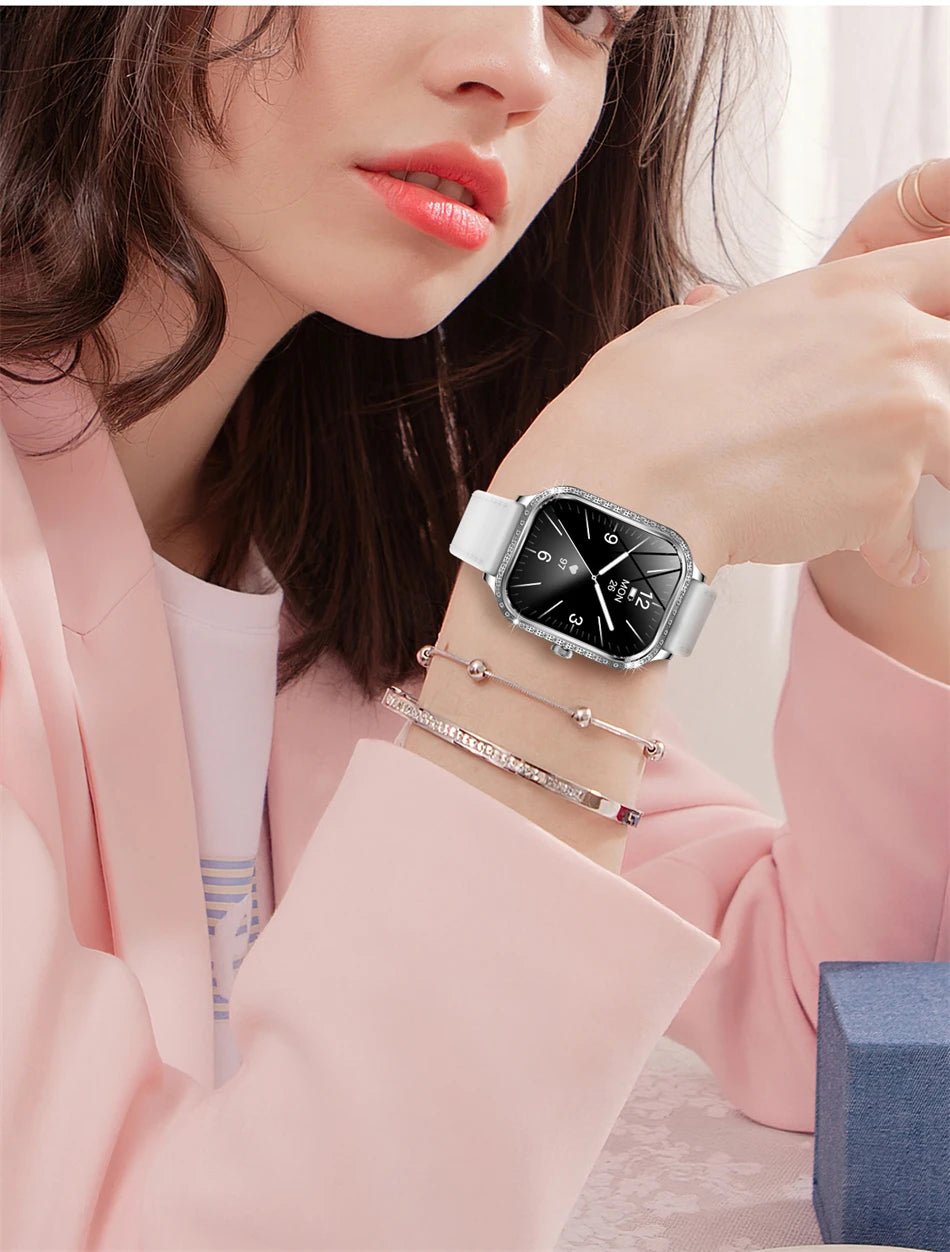New For HUAWEI FIT3 Smart Watch Women 1.75" HD Display Heart Rate Sport Fitness IP68 Waterproof BT Call Smartwatch For Lady Gift - Chic Cart AMI Cart