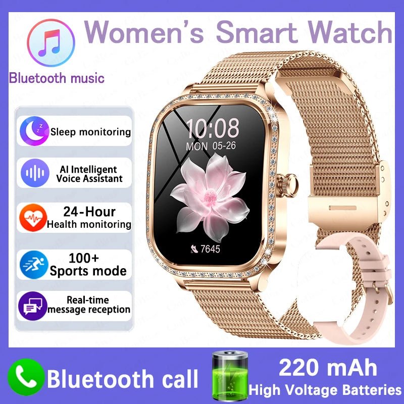 New For HUAWEI FIT3 Smart Watch Women 1.75" HD Display Heart Rate Sport Fitness IP68 Waterproof BT Call Smartwatch For Lady Gift - Chic Cart AMI Cart