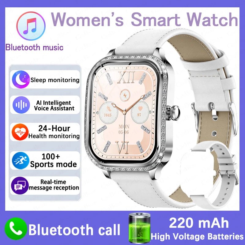 New For HUAWEI FIT3 Smart Watch Women 1.75" HD Display Heart Rate Sport Fitness IP68 Waterproof BT Call Smartwatch For Lady Gift - Chic Cart AMI Cart