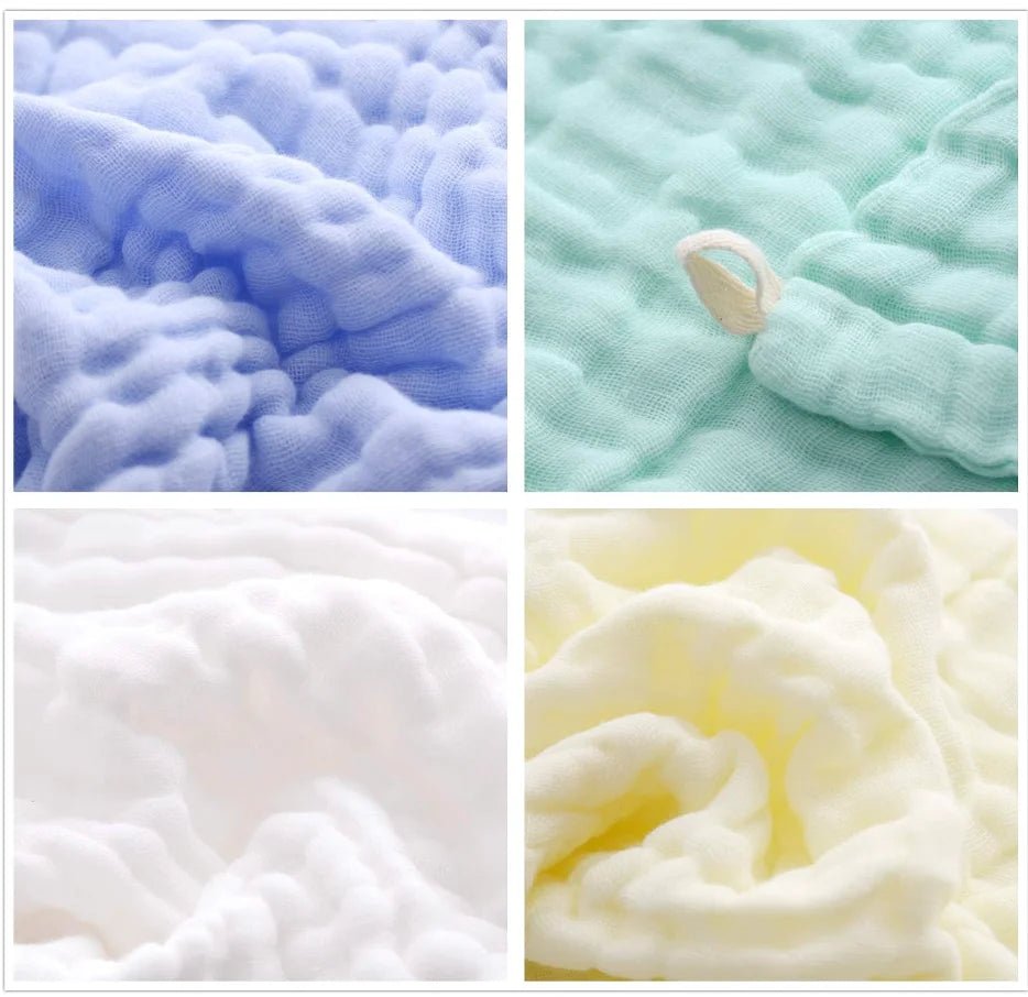 Baby Washcloths - Natural Cotton Baby Wipes - Soft Newborn Face Towel and Washcloth for Sensitive Skin, Registry as Shower, 5 P - Chic Cart