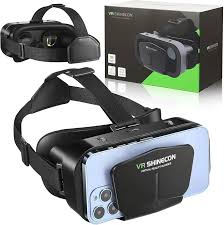 Shinecon Virtual Reality Viar 3D VR Glasses Device Helmet Lenses Headset Goggle Smart For Smartphone Cell Phone Mobile Realidade - Chic Cart 