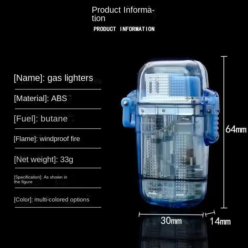New Waterproof Plasma Lighter Pink Flame Cartoon Outdoor Camping Sports Windproof Lighter Smoking Camping Survival Gadget - Chic Cart