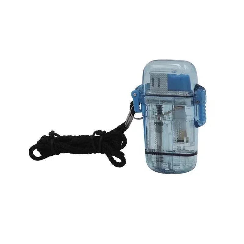 New Waterproof Plasma Lighter Pink Flame Cartoon Outdoor Camping Sports Windproof Lighter Smoking Camping Survival Gadget - Chic Cart