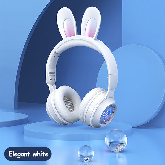 Rabbit Ear Headphones Wireless Extendable Wheat Headphones