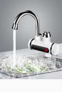 Kitchen Electric Water Tap  Water Heater Temperature Display