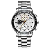 Waterproof Watch Luminous Small Three-pin Steel Watch