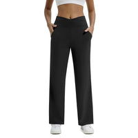 V Waist Cross With Pocket Fitness Sports Yoga Casual Pants