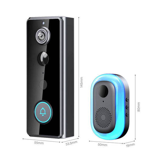 Smart Doorbell IP65 Waterproof Remote Real-time