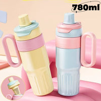780ml Gradient Double Drink Thermal Cup Stainless Steel