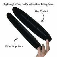 2pcs Car Seat Gap PU Leather Catch Catcher Box