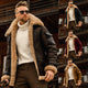 Winter Jacket Men's Military Fleece Warm Jackets Male Fur Collar Coats
