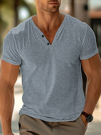 Men's T-shirt Summer Beach Short Sleeve Casual