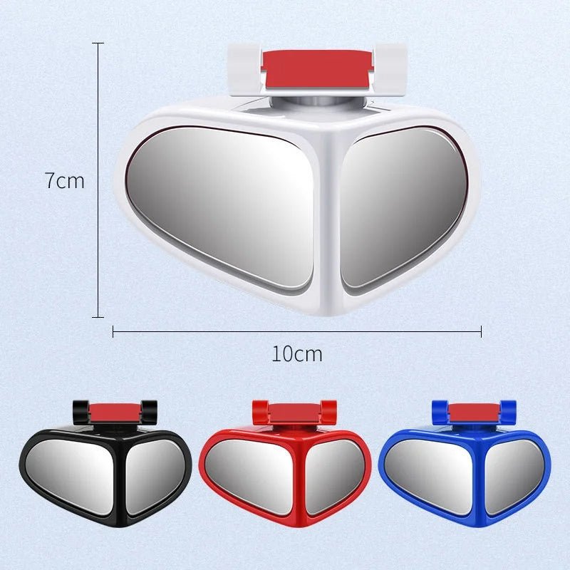 Car Reversing Small Round Mirror Front And Rear Wheel Wide-Angle.