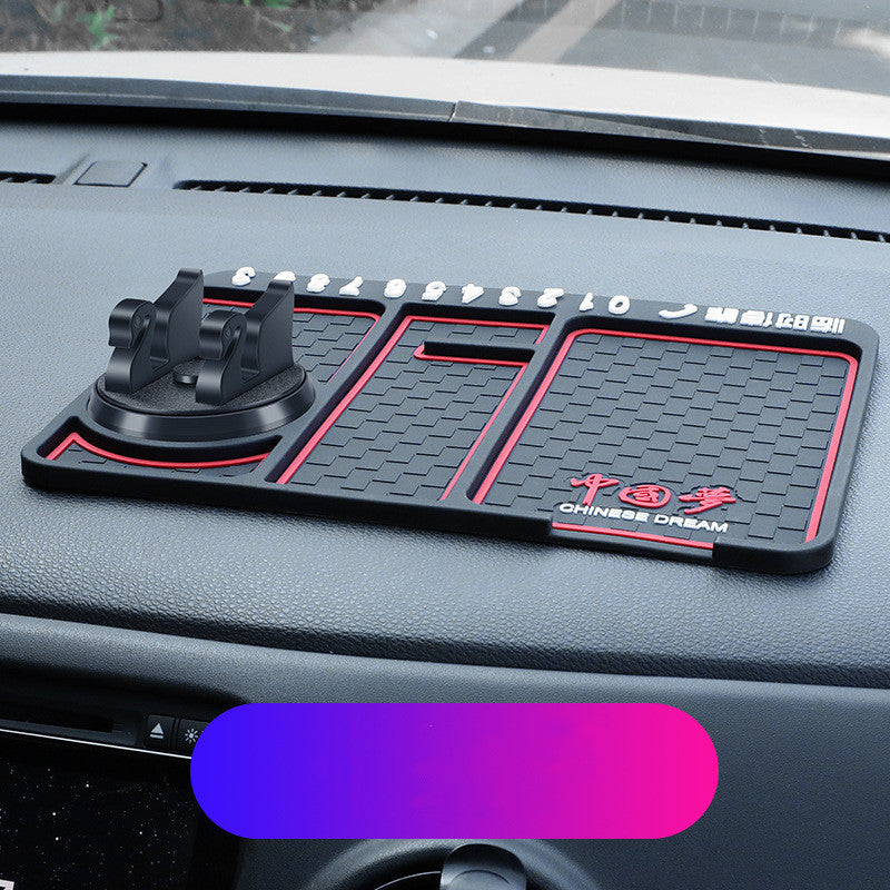 Non-Slip Car Phone Pad For 4-in-1 Car Parking Number