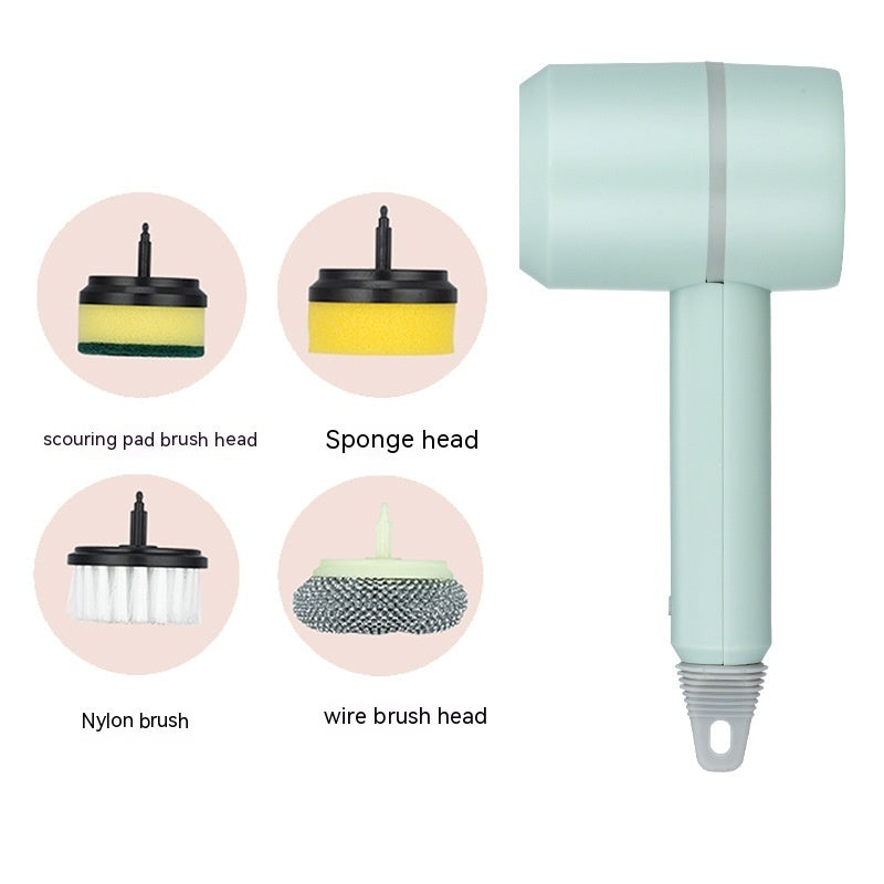 Electric Cleaning Brush Dishwashing Brush Automatic Wireless USB Rechargeable Professional Kitchen Bathtub Tile Cleaning Brushes AMI Cart