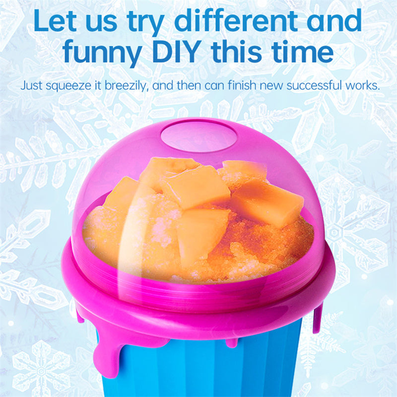 500ml Large Capacity Slushy Cup Summer Squeeze Homemade Juice Water