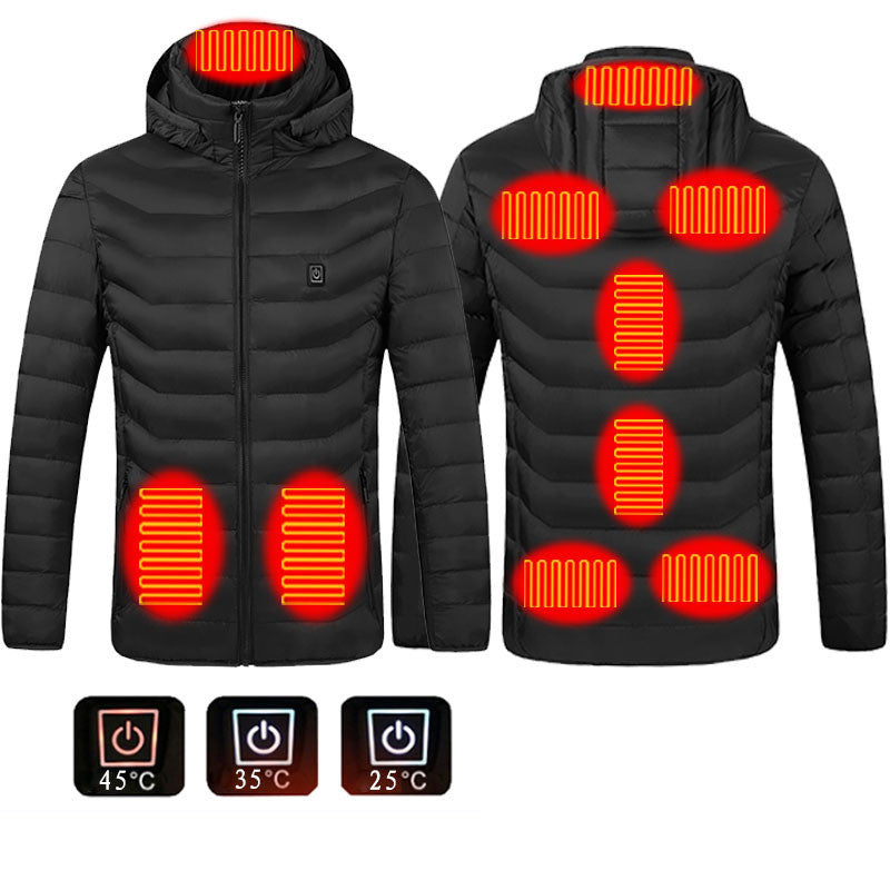 Heated Jacket Coat USB Electric Jacket Cotton Coat Heater