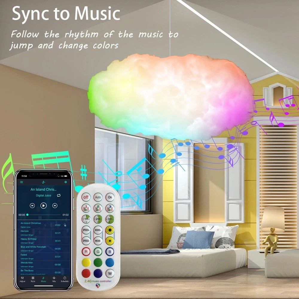 USB Cloud Light APP Control Music Synchronisation