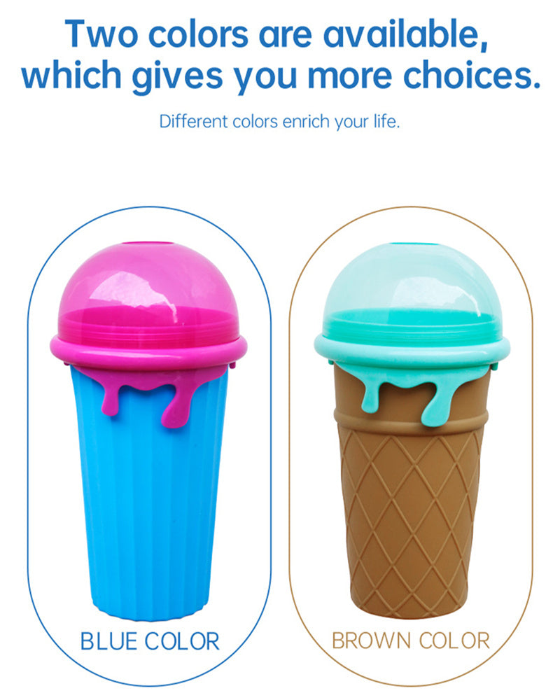 500ml Large Capacity Slushy Cup Summer Squeeze Homemade Juice Water