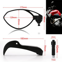 Motorcycle Accessories Hand Guard Brake Lever Secondary Side Mirror