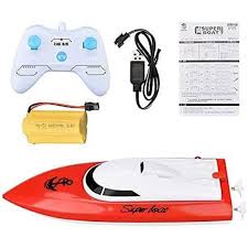 High Speed RC Boat Remote Control - Waterproof Kids