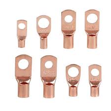 140PCS Cable Lugs Copper Ring Crimp Terminal/Plier Car Battery Wire Connectors