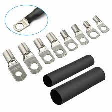 140PCS Cable Lugs Copper Ring Crimp Terminal/Plier Car Battery Wire Connectors