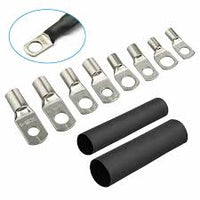 140PCS Cable Lugs Copper Ring Crimp Terminal/Plier Car Battery Wire Connectors