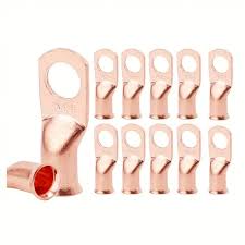 140PCS Cable Lugs Copper Ring Crimp Terminal/Plier Car Battery Wire Connectors