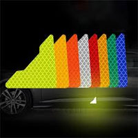 Colorful Reflective Car Sticker - 10 Pack